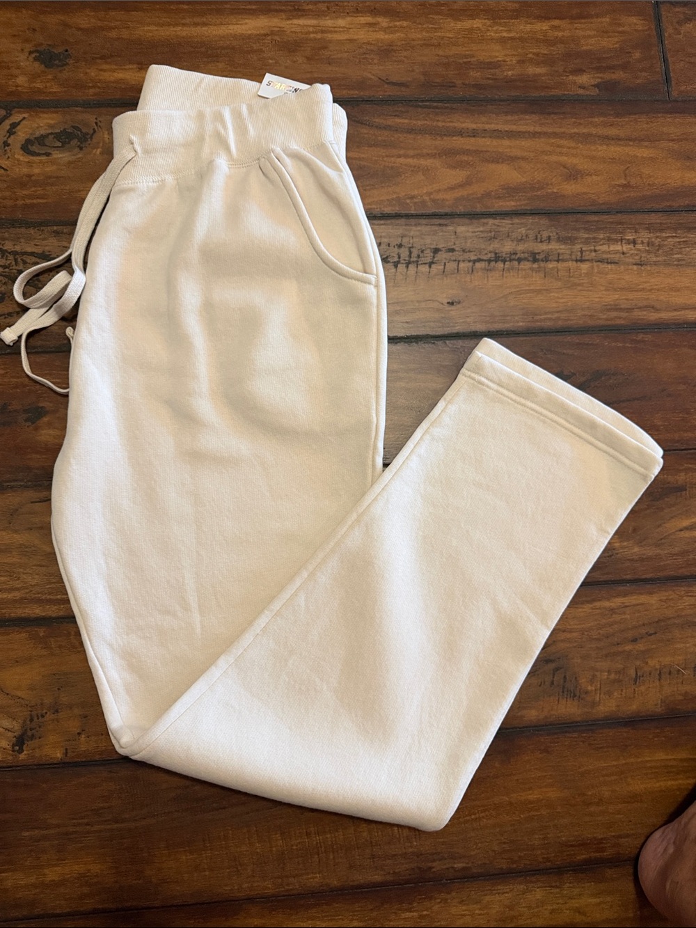 Starting Point NWT Ultra Soft Natural Fleece Pants with Drawstring & Pockets